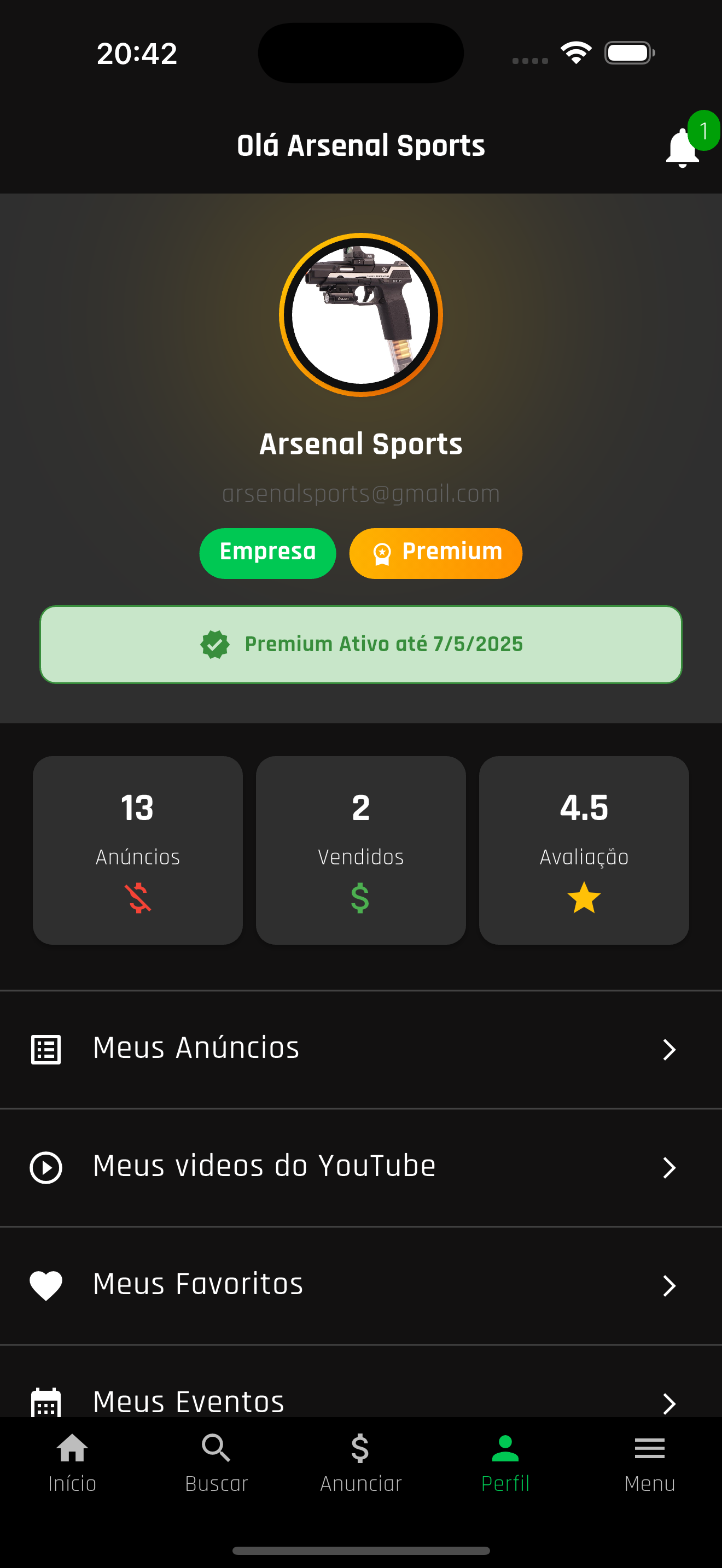 Screenshot do app - Detalhes do produto